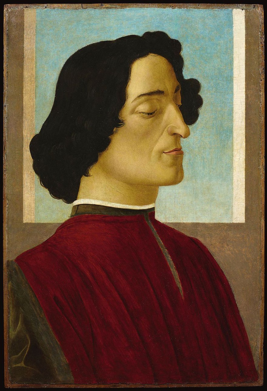 Сандро Боттичелли. «Портрет Джулиано Медичи». 1478–1480. Фото: Fondazione Accademia Carrara