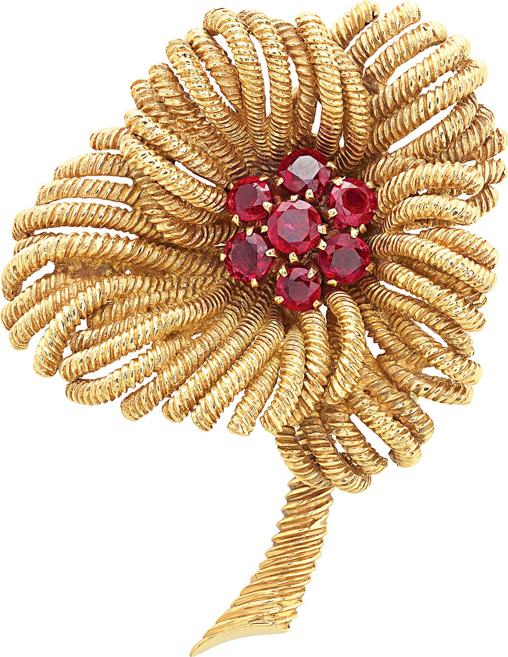 Брошь Fleurs Echevelées. Фото: Van Cleef & Arpel