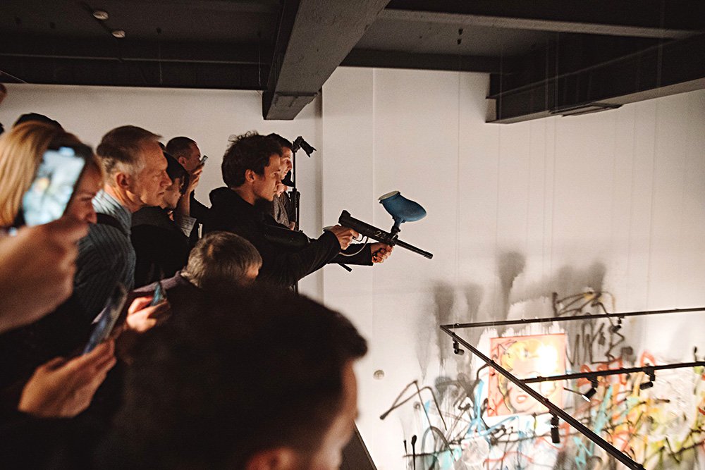 Выставка «Погром» Сергея Шеховцова в галерее JART. Фото: Jart Gallery