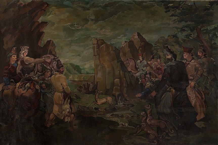 Ладо Гудиашвили. Легенда об основании Тбилиси. MacDougall's, эстимейт £200–250 тыс. MacDougall's