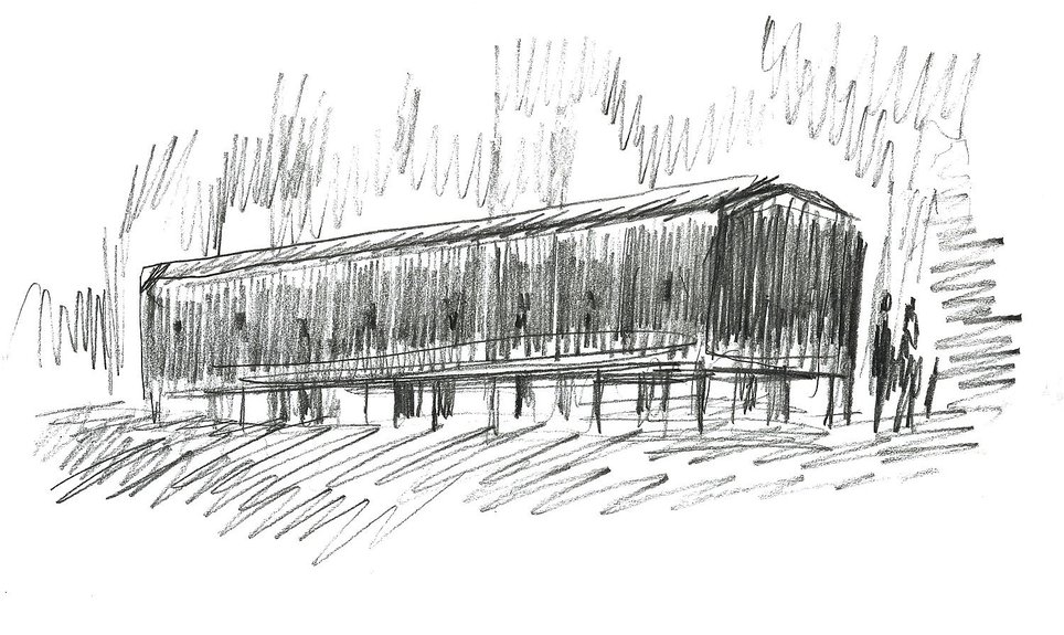 Эскиз проекта Александра Бродского «101-й км». Фото: «Пушкинский дом»