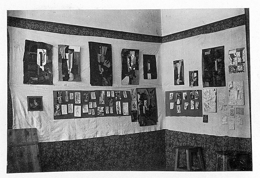 Работы учеников Кубистической мастерской. 1920. Фото: Музей истории Витебского народного художественного училища