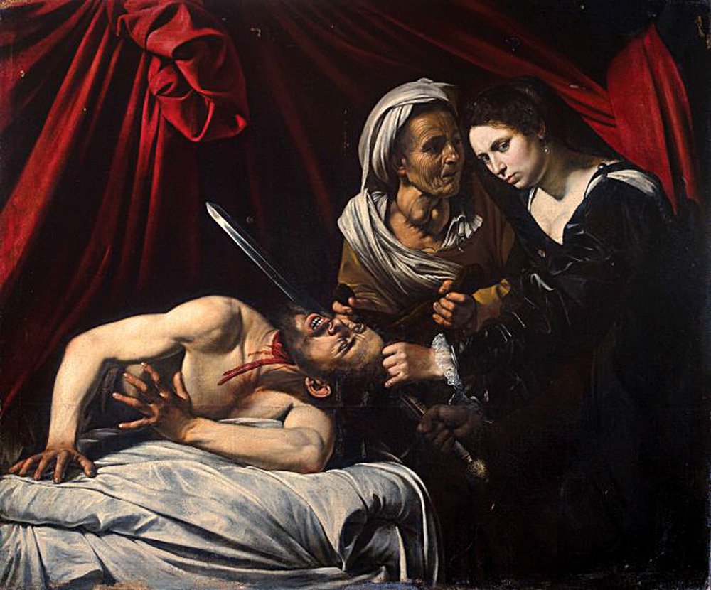 Картина считается версией «Юдифи, убивающей Олоферна» кисти Караваджо. Фото: Wikipedia Commo