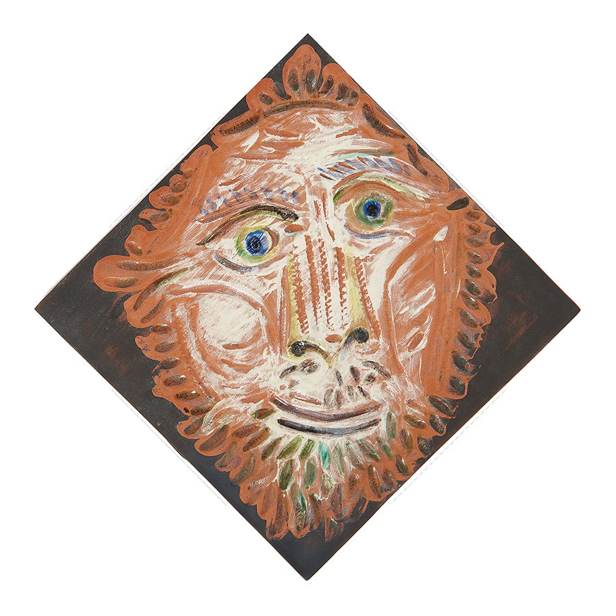 Пабло Пикассо. «Голова льва». 1968–1969. Живопись, керамика. Фото: Сhristie‘