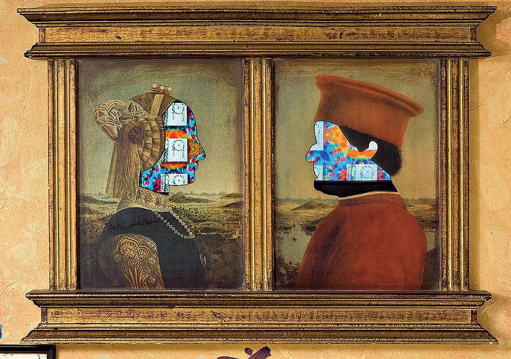 Нам Джун Пайк. "Леонардо да Винчи". 1991. Фрагмент. Courtesy of the artist
