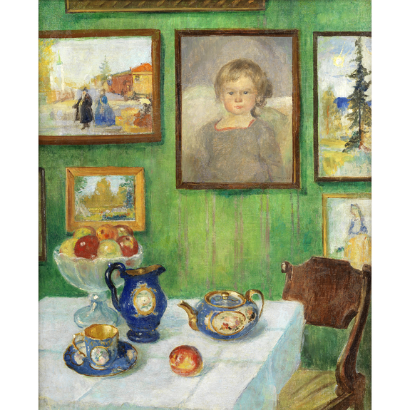 Борис Кустодиев. «Интерьер». Bonhams, эстимейт £70–90 тыс. Фото: Bonhams