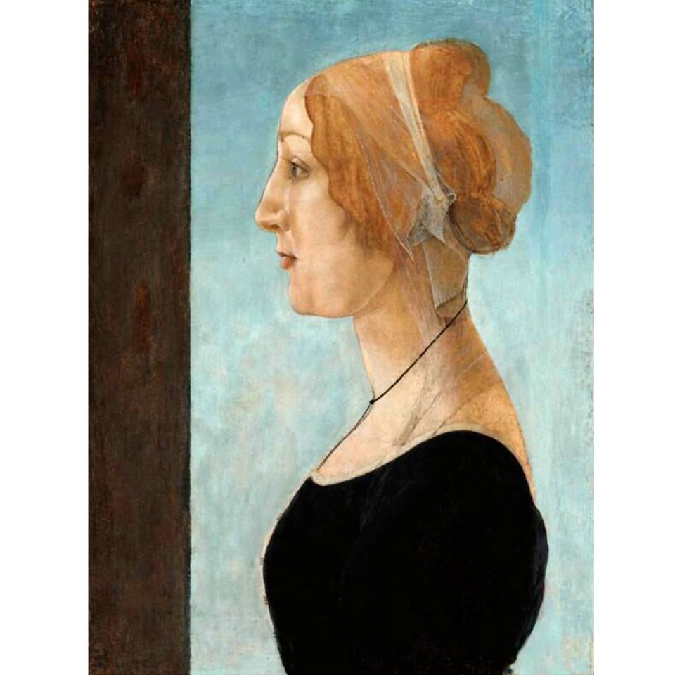 Сандро Боттичелли. «Женский портрет в профиль». Начало 1480-х. Фото: Sotheby's