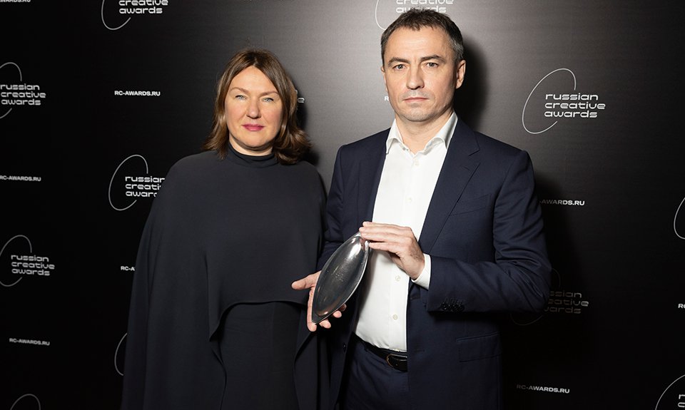 Инна Баженова и Олег Голоунин. Фото: Russian Creative Awards