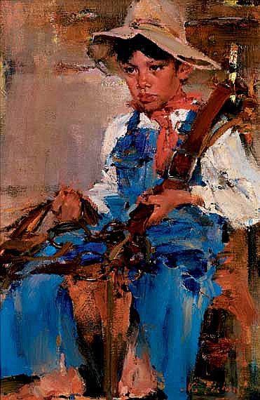 Николай Фешин. Маленький ковбой. MacDougall’s, Лондон, 2 декабря 2012 г., £6,9 млн;  Courtesy MacDougall’