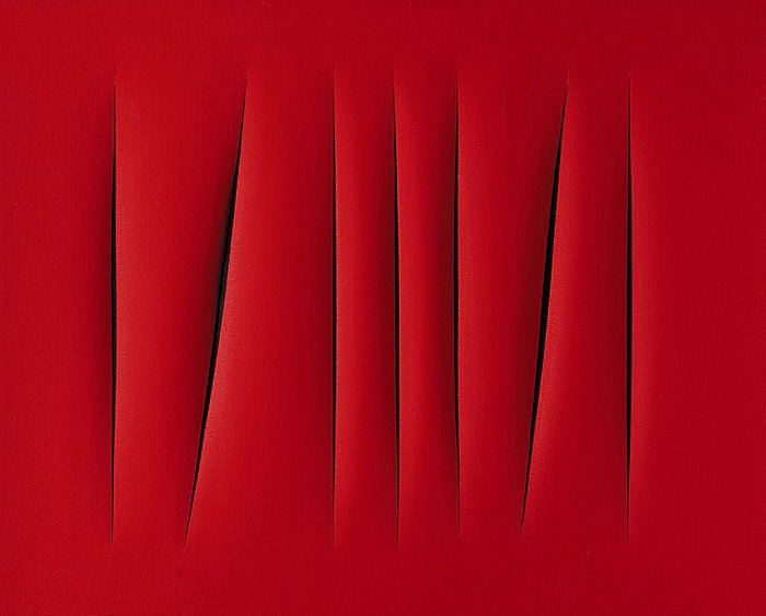 Лучо Фонтана (Пространственная композиция. Эстимейт, £2–3 млн