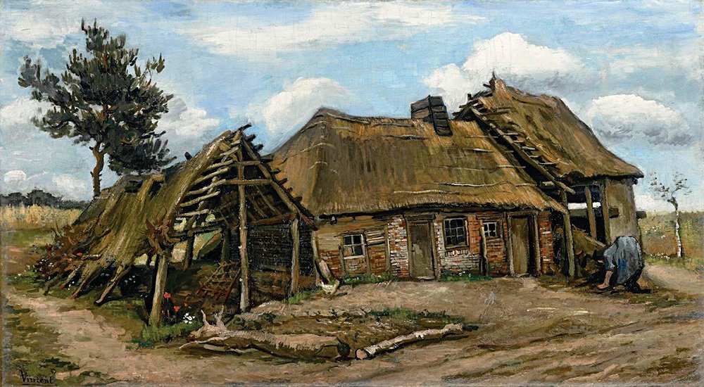 Винсент ван Гог. «Крестьянка у деревенского дома». 1885. Фото: © Simon C. Dickinson Ltd, Londo