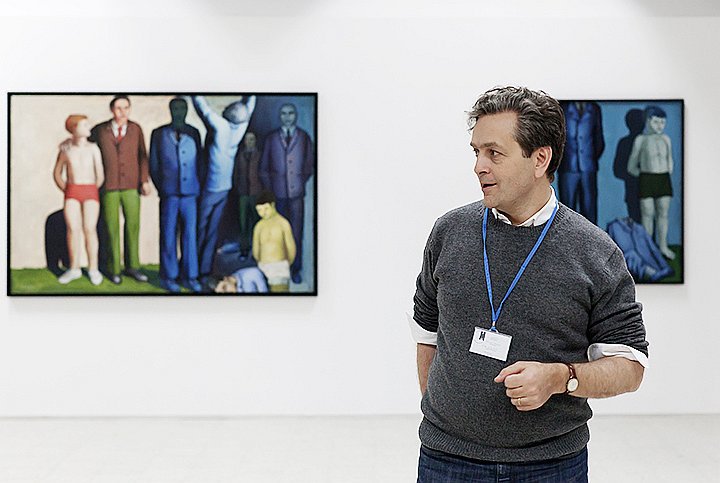 Эрик Де Шассе на выставке Recto/Verso в Музее современного искусства в Варшаве. Фото: Бартош Ставярский