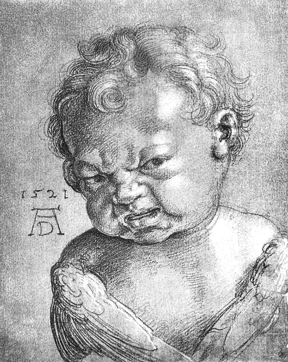 Альбрехт Дюрер. «Плачущий ангел». 1521. Фото: Wikipedia Commo