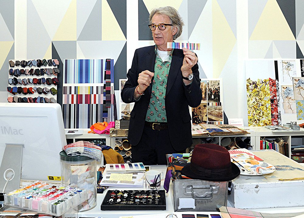 Пол Смит на выставке Hello, My Name is Paul Smith в лондонском Музее дизайна. Фото: PA Photos/ТАСС