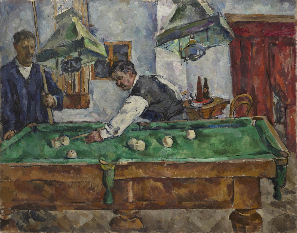 Петр Кончаловский. «Игра на бильярде. Аристарх Лентулов и Петр Кончаловский». 1918. Эстимейт £1,5–2 млн. Фото: MacDougall’s