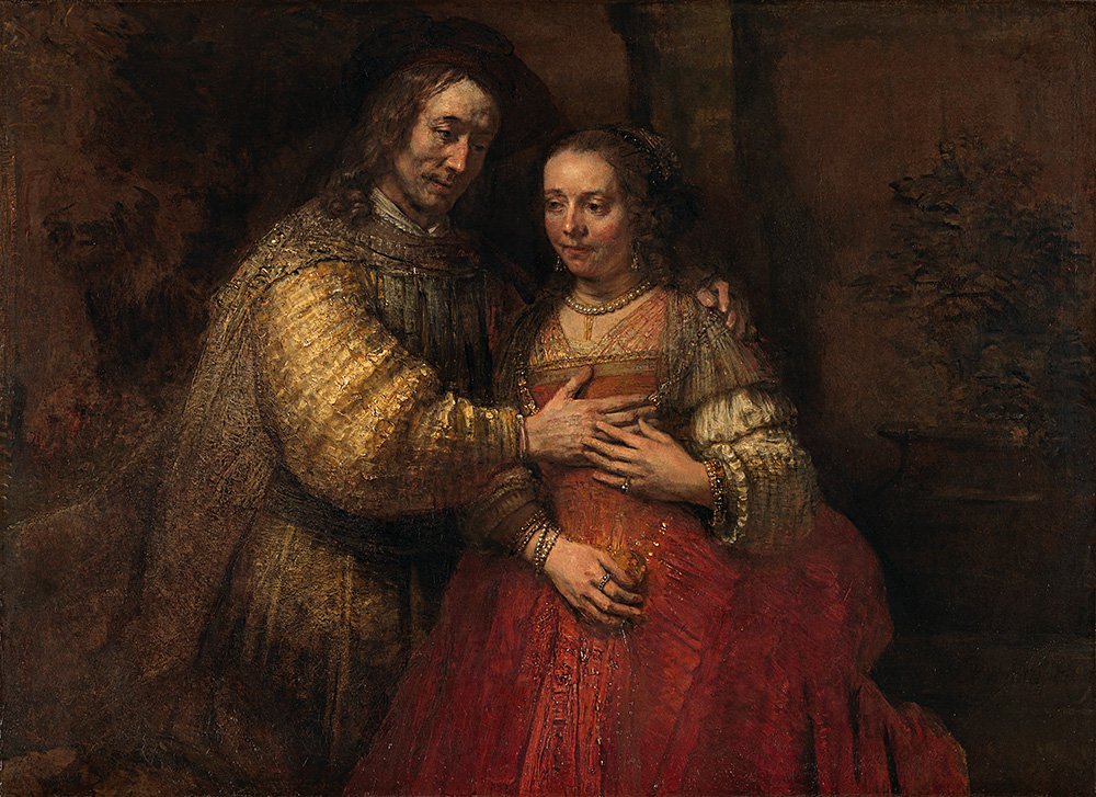 Рембрандт. «Исаак и Ребекка» («Еврейская невеста»). 1665–1669. Фото: Rijksmuseum