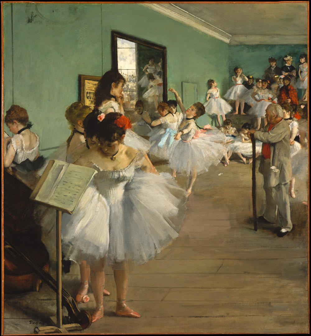 Эдгар Дега. "Танцкласс". 1874. Courtesy of Metropolitan Museum of Art