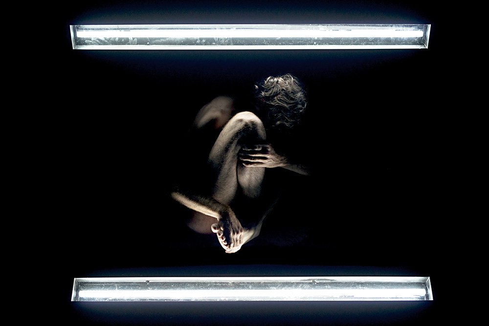 «Вакуум» — танцевальный перформанс швейцарского хореографа Филиппа Сэра. Фото: Philippe Weissbrodt