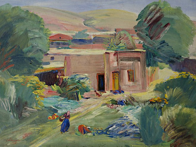 Мартирос Сарьян. «Домик в саду». 1935. Национальная галерея Армении
