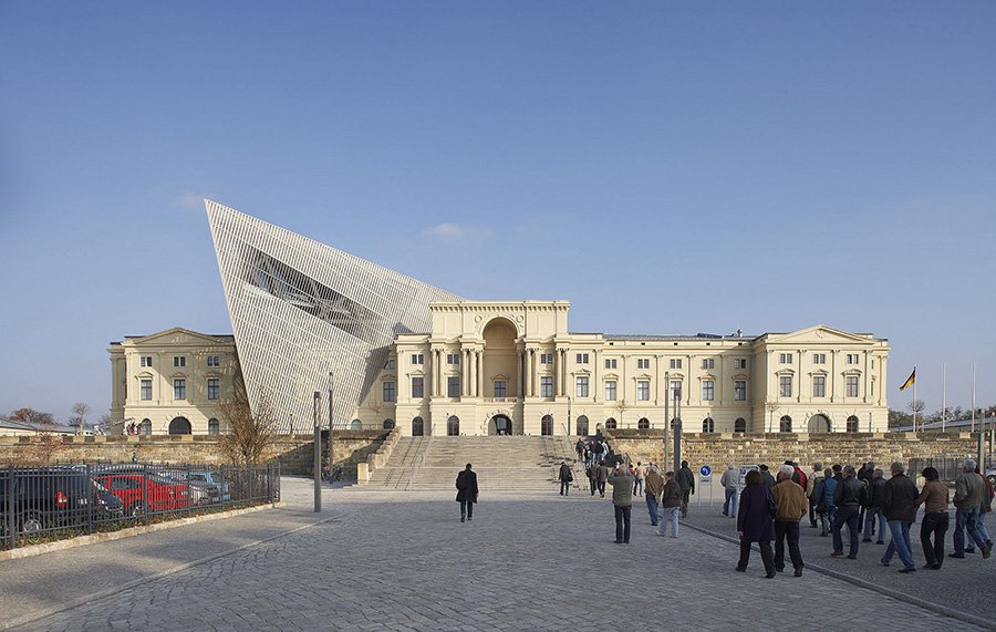 Военно-исторический музей в Дрездене после реконструкции по проекту Даниеля Либескинда. Фото: Hufton&Crow