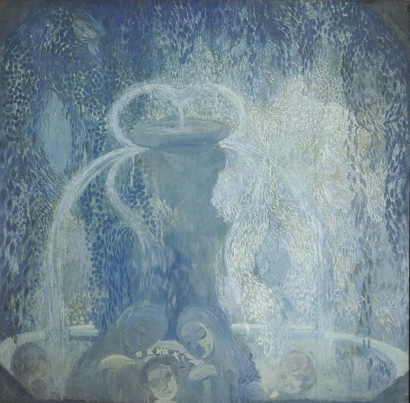 Голубой фонтан. 1905. Холст, темпера. 127 х 131