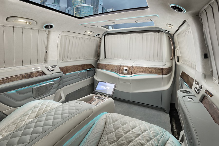 Интерьер Mercedes-Benz V-Класс VIP. Фото: Mercedes-Benz