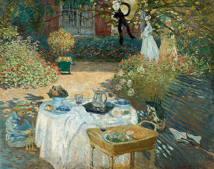 Клод Моне. «Завтрак». 1873. Холст, масло. Фото: © Musée d’Orsay, dist. Rmn-Grand Palais / Patrice Schmidt