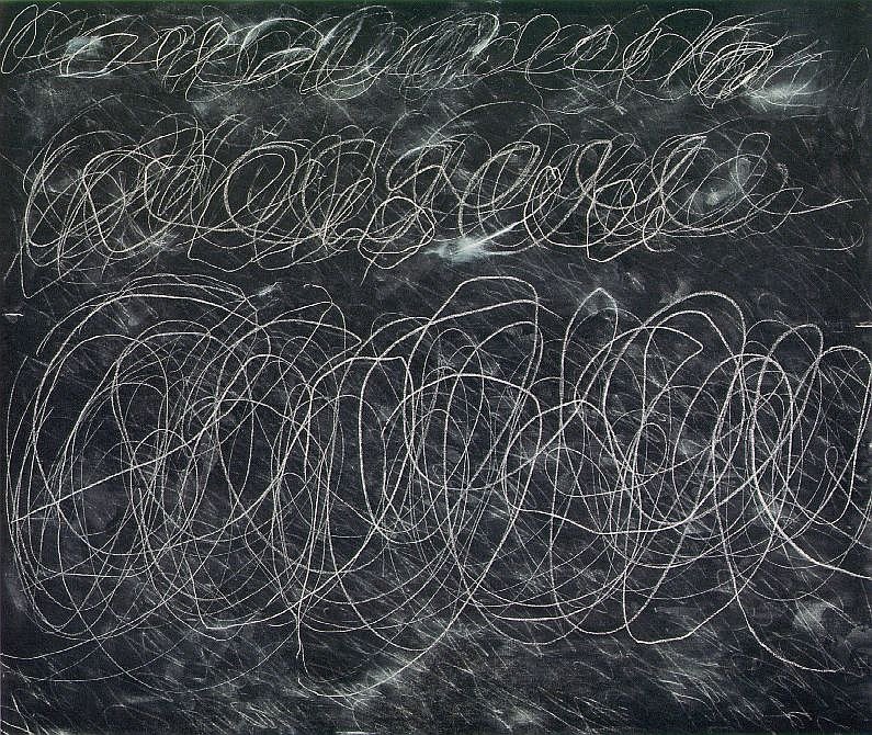Сай Твомбли. «Без названия» («Город Нью-Йорк»). 1970. Christie’s, вечерний аукцион «Современное и послевоенное искусство», Лондон, 11 февраля. £19,6 млн