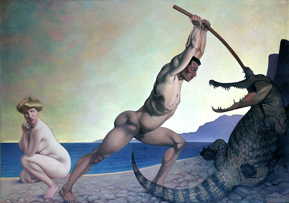 Феликс Валлоттон. «Персей убивает дракона». 1910. Фото: Musée d’art et d’histoire de Genève / Y. Siza