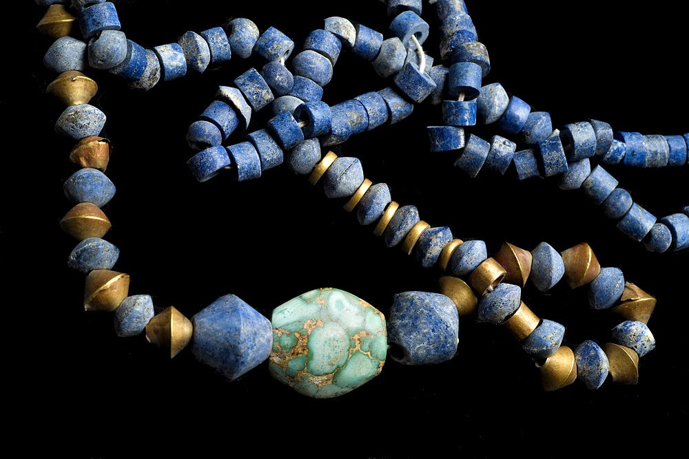 Ожерелье из ляпис-лазури. Фото: Herlinde Koelbl / Staatliches Museum Turkmenista