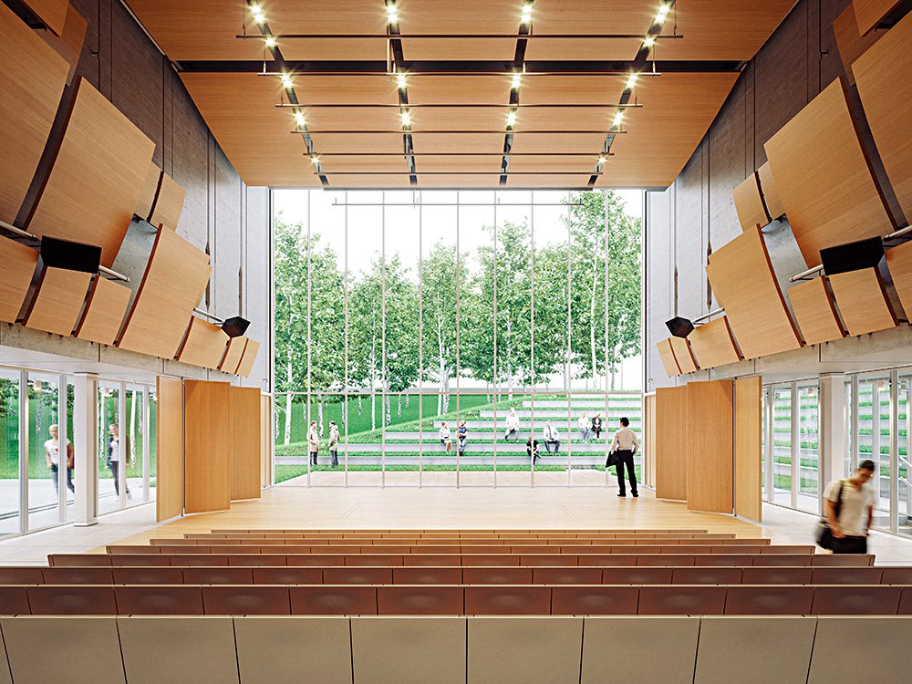 Проект здания фонда V-A-C внутри. Фото: Renzo Piano Building Workshop (RPBW)