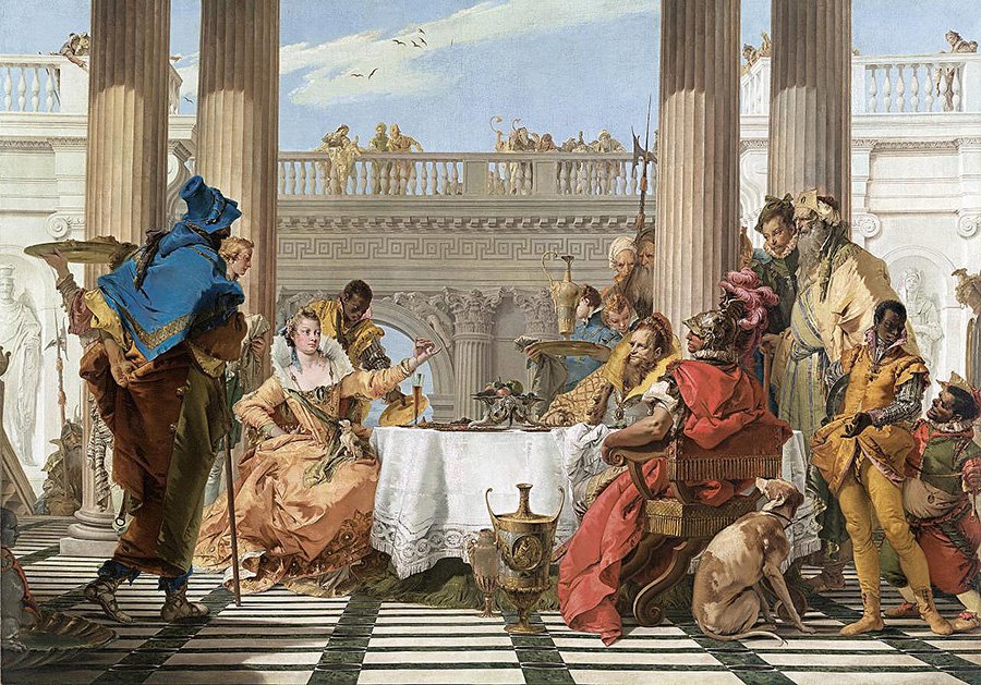 Джамбаттиста Тьеполо. «Пир Клеопатры». 1743–1744. Из собрания Национальной галереи Виктории. Фото: National Gallery of Victoria