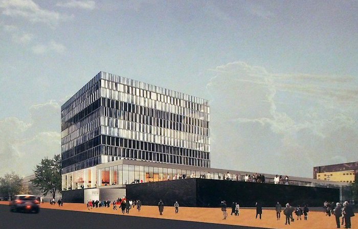 Проект новых зданий Эрмитажа на «Старой Деревне». Courtesy of OMA