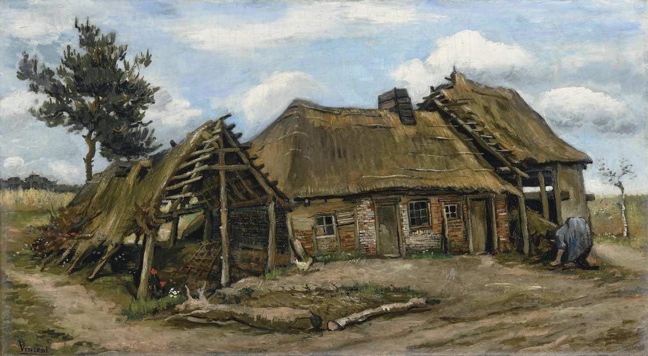 Винсент ван Гог. «Крестьянка у деревенского дома». 1885. Фото: © Simon C. Dickinson Ltd, Londo