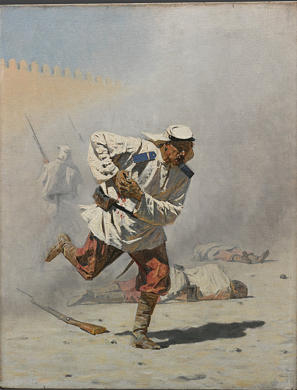 Василий Верещагин. «Смертельно раненный». 1873. Фото: Государственная Третьяковская галерея