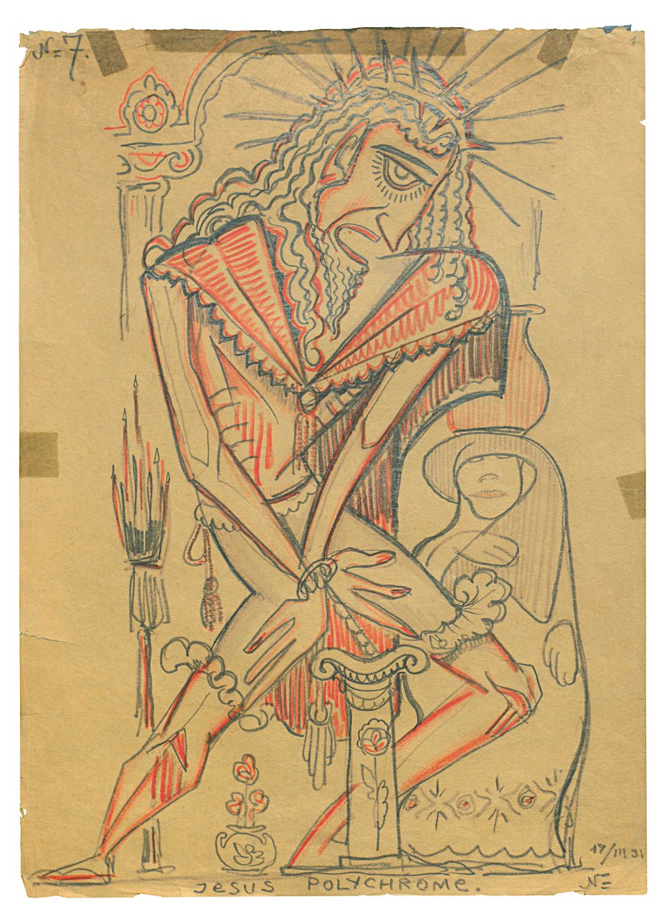 Рисунки Сергея Эйзенштейна из серии Мексиканское барокко. 1931–1932. Фото: Собрание Российского государственного архива литературы и искусства (РГАЛИ)