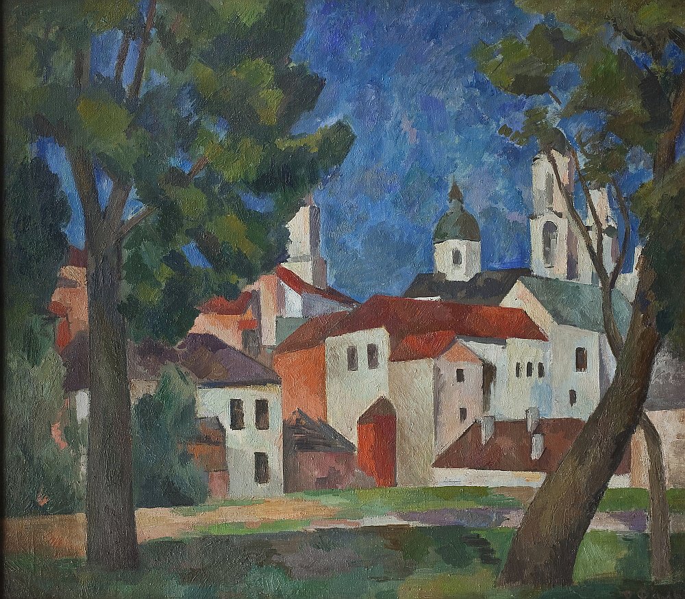 Роберт Фальк. Витебск. 1921 Холст, масло. 87 х 98,8 / Из собрания ГМИИ им. А.С.Пушкина