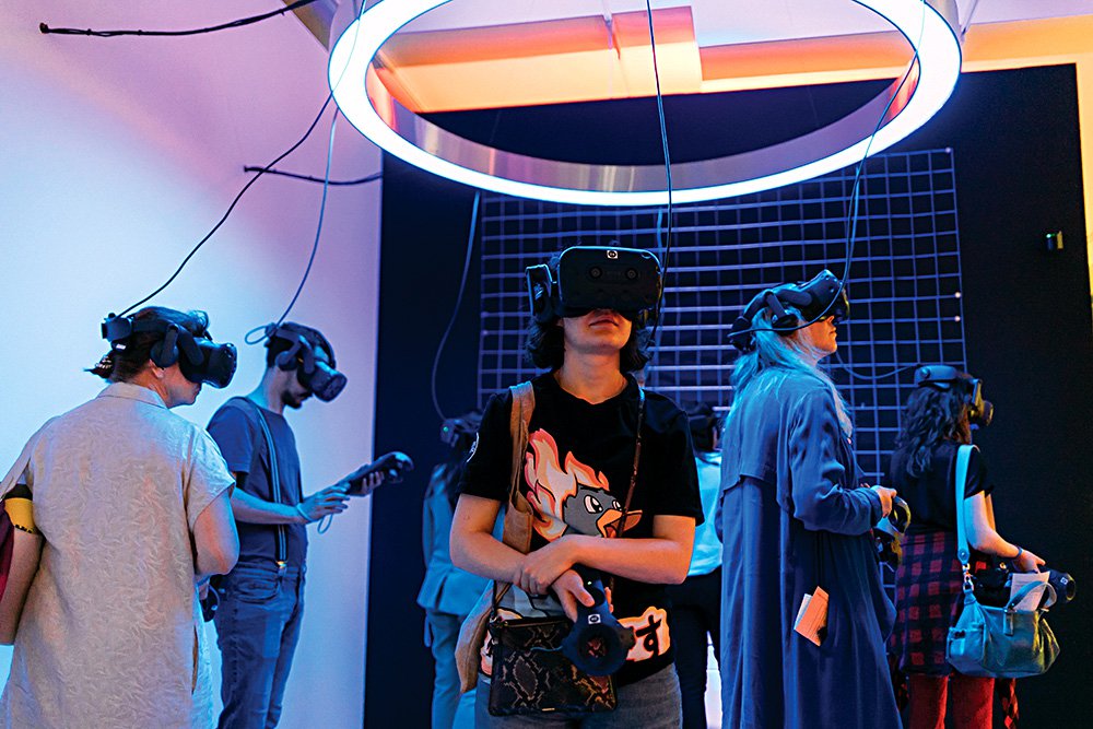 Выставка «VR: Новые законы искусства» в Мультимедиа арт музее в рамках Beat Film Festival. Фото: Beat Film Festival