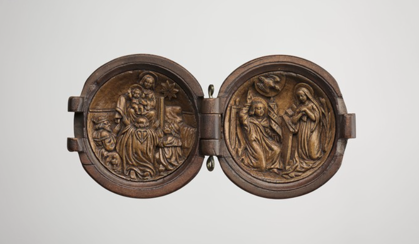 «Поклонение волхвов. Благовещение». Четки. Нидерланды. XVI в. Musée national de la Renaissance – Château d'Ecouen. Courtesy of  RMN-Grand Palais/Art Resource, NY