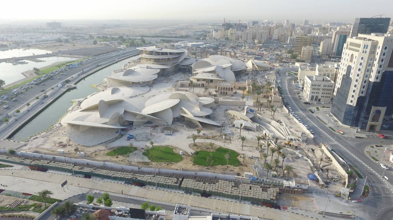 Национальный музей Катара с высоты птичьего полета. Фото: Ateliers Jean Nouvel