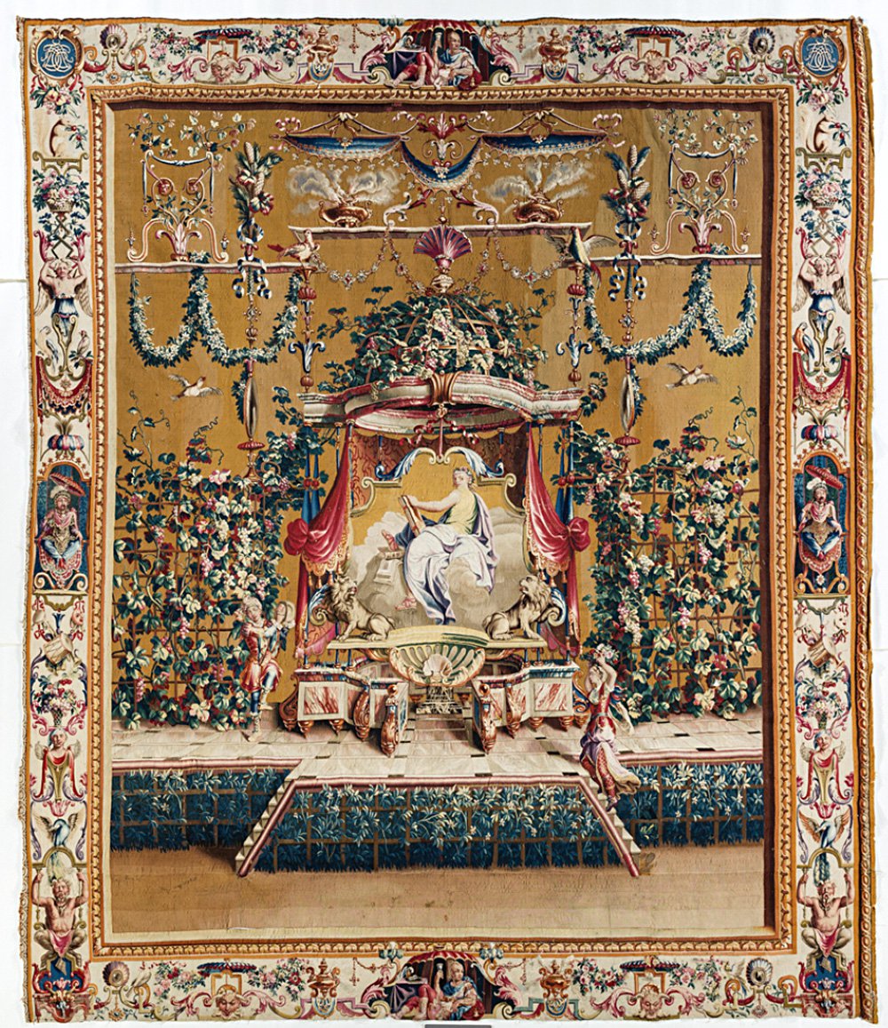 Шпалера «Муза истории Клио». Франция, до 1710 г. Фото: Музеи Московского Кремля