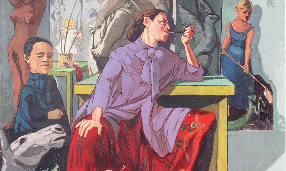 Паула Регу. The Artist in Her Studio. 1993. Фрагмент. Фото: © Paula Rego. Leeds Art Gallery/Bridgeman Images