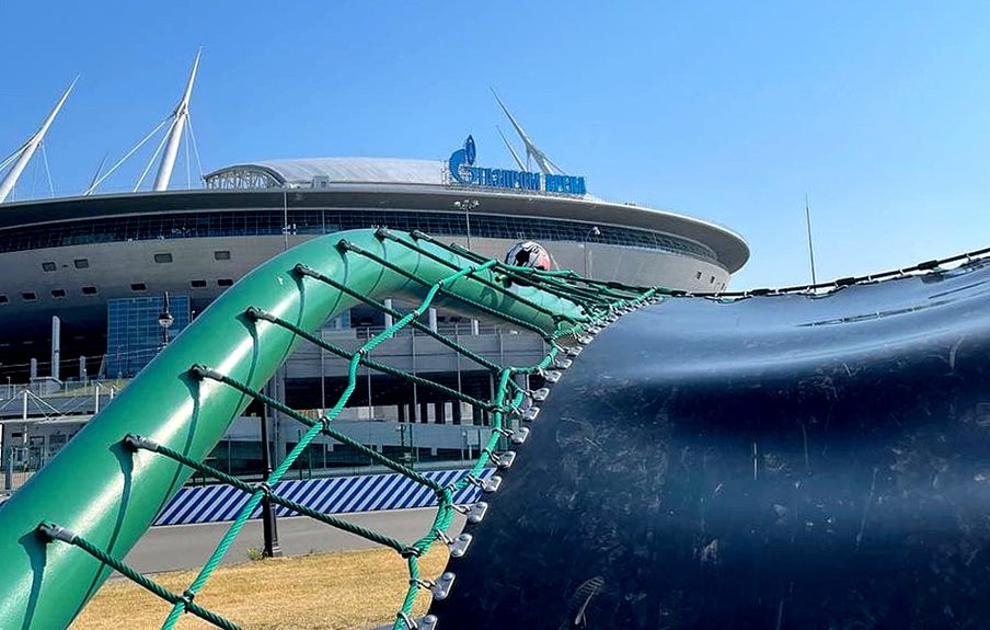Стадион «Газпром Арена» на Крестовском острове. Фото: Газпром