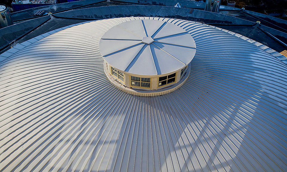 «Левашовский хлебозавод». Фрагмент крыши. Фото: Группа RBI