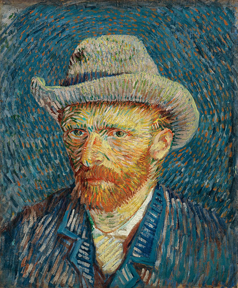 Винсент ван Гог. «Автопортрет в серой фетровой шляпе». 1887. Музей ван Гога, Амстердам. Фото: Van Gogh Museum