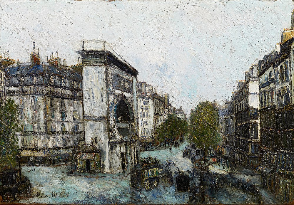 Морис Утрилло. «Ворота Сен-Мартен». 1908. Фото: Pinacothèque de Pari