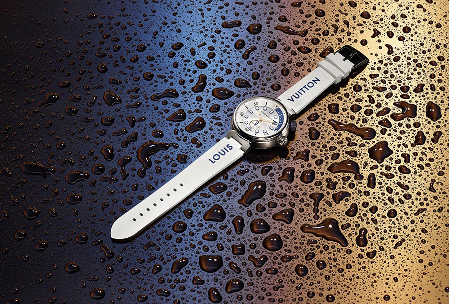 Часы из новой серии Street Diver из коллекции Tambour. Модель Pacific White. Фото: Louis Vuitto