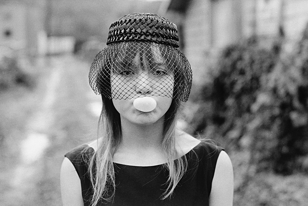 Мари Элен Марк. «Тини, надувающая пузырь». Сиэтл, 1983 г. Институт фотографии, Лилль. Фото: Institut pour la Photographie