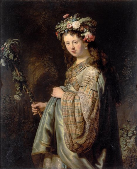 Рембрандт Харменс ван Рейн. Флора. 1634
