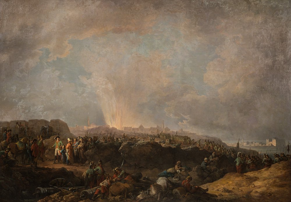 Франческо Казанова. «Взятие Очакова».  1789−1790. Фото: Государственный Эрмитаж